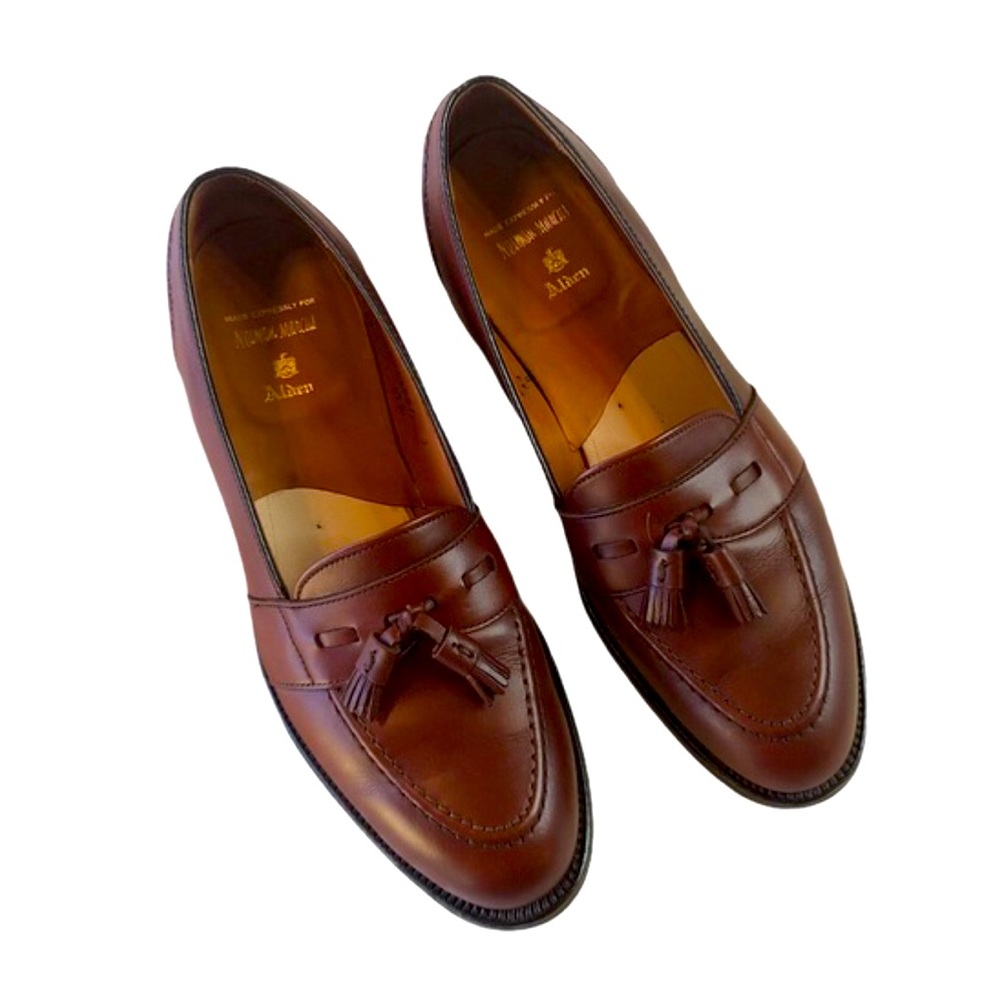 Alden 692 Brown Calfskin Tassel Loafers 8AA/B